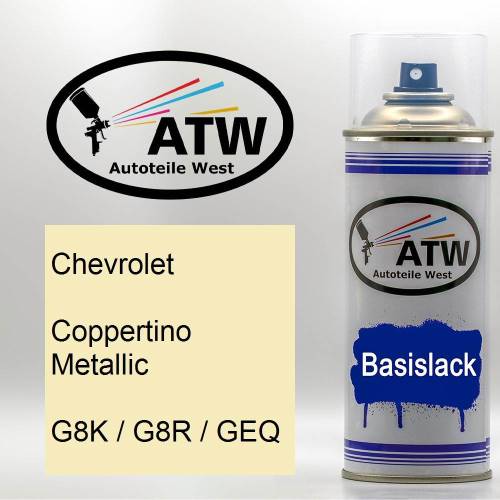 Chevrolet, Coppertino Metallic, G8K / G8R / GEQ: 400ml Sprühdose, von ATW Autoteile West.